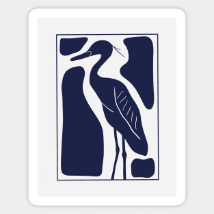 Heron Block Sticker